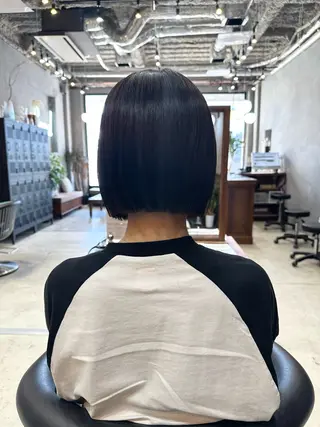 ショート カラー パーマ 廣瀬双葉 ボブ/ミディアムのヘアスタイル