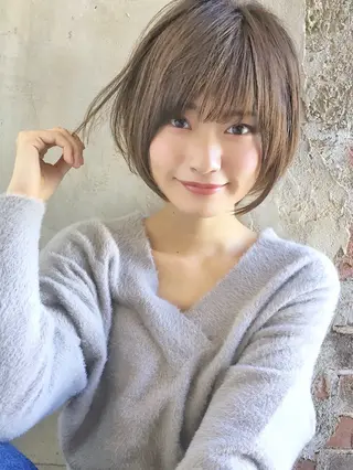 ショート 新宿/レイヤー/ amu🫧のヘアスタイル