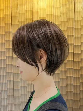 ミディアム メンズ✂️レディス 岩井勇磨のヘアスタイル
