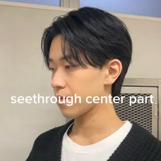 パーマ メンズ 🤍メンズ韓国ヘア HARUNA🖤のヘアスタイル