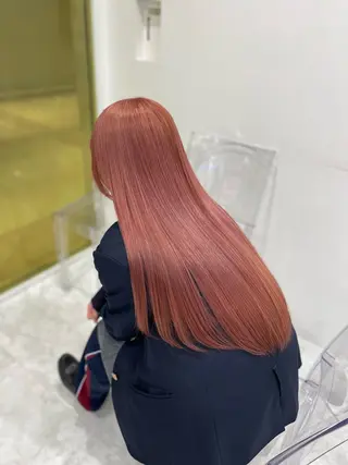 ロング カラー 色落ち綺麗🩰ハイ トーン🎀RINKAのヘアスタイル