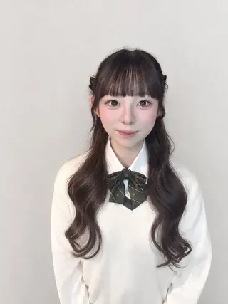 ロング 推し活アレンジ🎀 艶カラー¦nanoのヘアスタイル