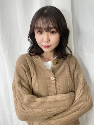 ショート カラー ヘアアレンジ 髙塚碧🇰🇷 韓国ヘア🎗️のヘアスタイル