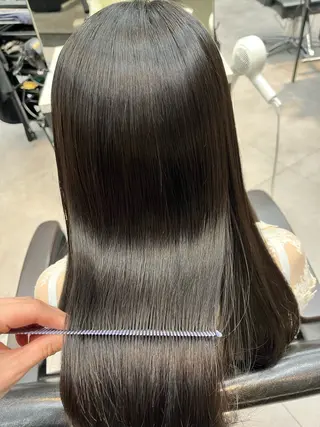 ロング 🎀♥️推しカラー tomoka💜🍭のヘアスタイル