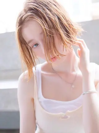 ショート カラー すきバサミを使わない カット✂️✨郡司泰之のヘアスタイル