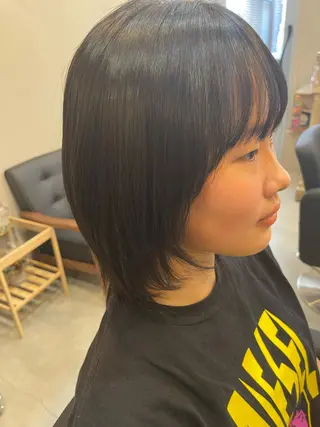 ミディアム nowhere ノーウェアのヘアスタイル