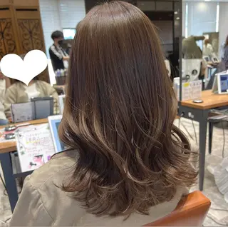ミディアム 🧡くびれヘア/前髪 顔周り🧡久原結衣のヘアスタイル