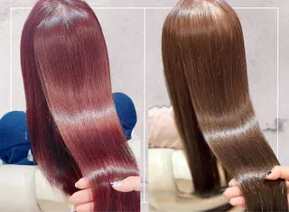 ミディアム カラー 韓国ヘア🫧艶カラー 🫧髪質改善/オオヤのヘアスタイル