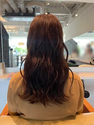 カラー 加納 彬華のヘアスタイル