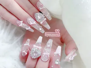 ネイル MoMoA Nail ネイル長さ出し専門店のネイルデザイン