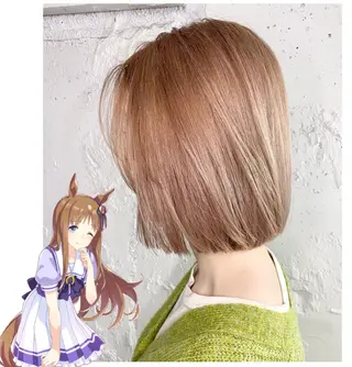 ショート カラー TSUNO🦖 派手髪/オタク美容師のヘアスタイル