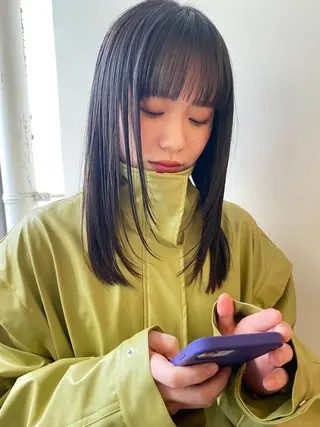 ロング フレンチボブパーマ Yuukiのヘアスタイル