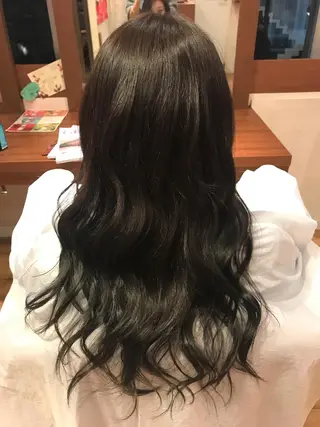 ロング カラー 銀座フリーランススタ イリストMIYUKIのヘアスタイル