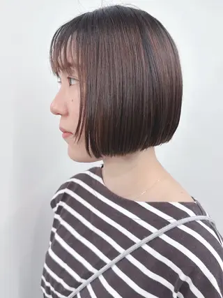 ショート ボブ/ゆるふわ ボブパーマ/とういのヘアスタイル
