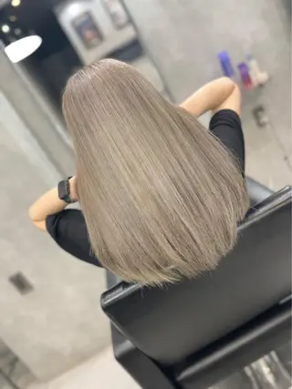 ロング カラー ヘアアレンジ VIM hairおもろまち店のヘアスタイル