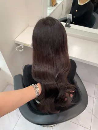 ロング 🤍透明感カラー/ 韓国レイヤー🤍のヘアスタイル