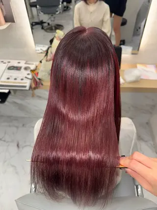 セミロング カラー 韓国/アイドルヘア 🎀みづきのヘアスタイル