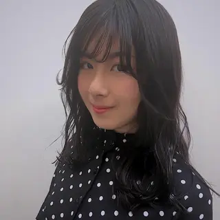ロング カラー 山中 直輝のヘアスタイル