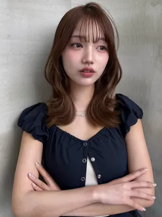 ミディアム GLROW 浦和 URAWAのヘアスタイル