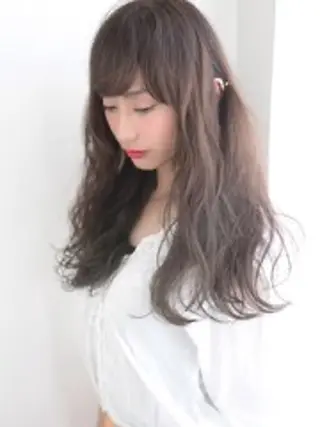 セミロング カラー ✂︎美容室✂︎ hiroマンツーマンのヘアスタイル