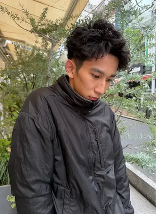 パーマ メンズ 野田 尚Jr.スタイリストのヘアスタイル