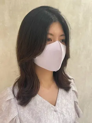 ミディアム 🫧美髪縮毛矯正 🫧SEKIのヘアスタイル