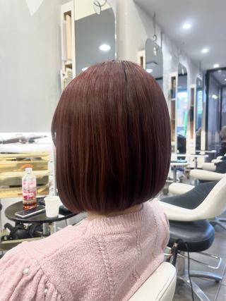 ショート カラー 透明感カラー ショート・ツムギのヘアスタイル