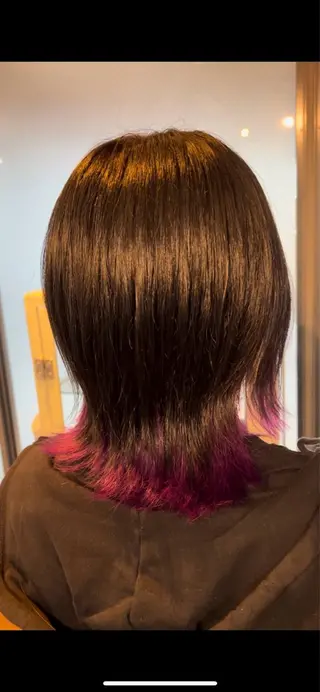 ミディアム カラー EXCIA三宮 SHUNSEIのヘアスタイル