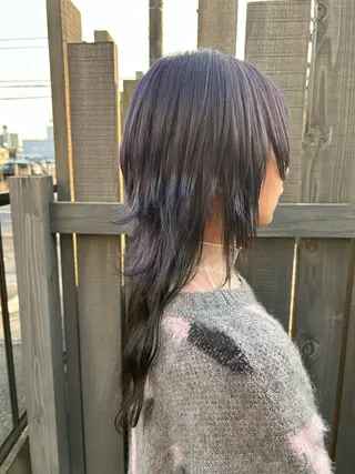 ロング カラー SALWIN ゆうのヘアスタイル