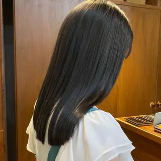 ミディアム カラー マンツーマン 美容師💚コウブチのヘアスタイル
