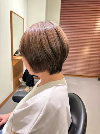 ショート レイヤー/ボブ/小倉 ✂中尾吏穏のヘアスタイル
