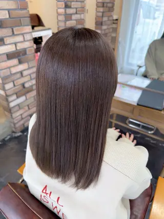 ミディアム 【SET-UP中庄】 浅沼結斗のヘアスタイル