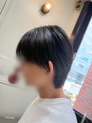 ショート メンズ 町田メンズパーマ 特化 金井蒔士のヘアスタイル