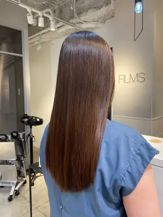 ミディアム メンズ清潔感のプロ 💈メンズパーマ藤田のヘアスタイル