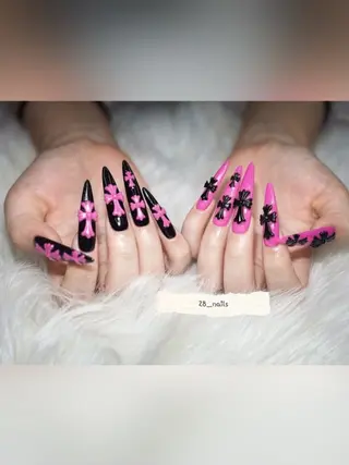 セミロング ビン アンのネイルデザイン