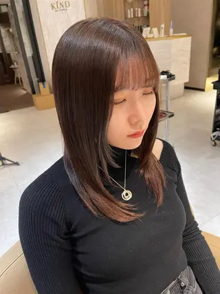 ミディアム 🫧美髪縮毛矯正 🫧SEKIのヘアスタイル