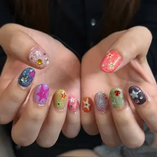 ネイル IROHA NAIL Kurumi🪽🫧のネイルデザイン