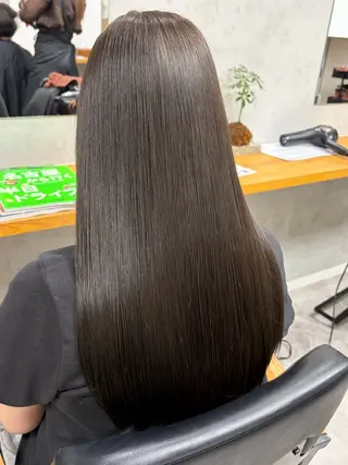 ロング カラー ヘアアレンジ misa🫧ナチュラ ル縮毛矯正/髪質改善のヘアスタイル