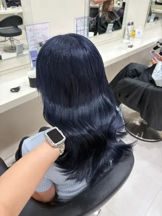 セミロング カラー ヘアアレンジ 💟RINNA 艶カラー💟のヘアスタイル