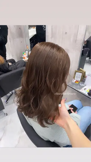 ミディアム カラー パーマ ヘアアレンジ メンズ 最新艶髪トレンド￤ ヘア￤miyu🐒♡のヘアスタイル