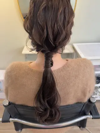 ロング かめやま ゆりのヘアスタイル