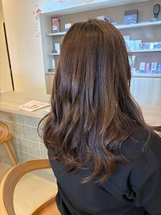 カラー ルプラボウ すぎやまみほのヘアスタイル