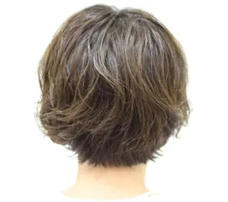 ショート カラー パーマ 伊勢崎/nap hair 栗原大輔のヘアスタイル