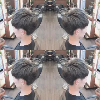 メンズ レイヤー×艶髪特化 マネージャー安藤光司のヘアスタイル