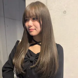 ロング カラー 韓国レイヤー/透明感 カラー/RIN🎀のヘアスタイル