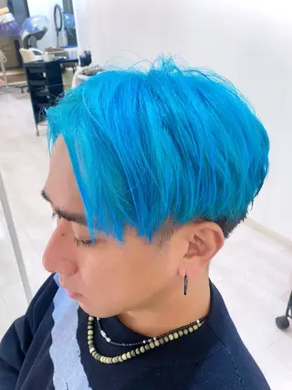 ショート カラー メンズ 🌼デザインカラー 🌼kumicoのヘアスタイル