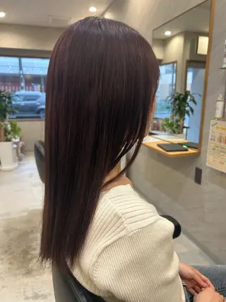 セミロング 佐用 里桜のヘアスタイル