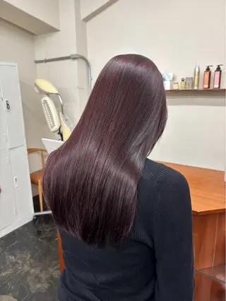 ロング カラー 宮原 しおりのヘアスタイル
