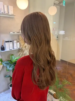 セミロング カラー Ayano‪‪🎀似 合わせ×透明感🎀のヘアスタイル
