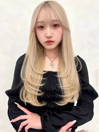 ロング カラー 大人ショート 増子 美沙希🍀🫧のヘアスタイル